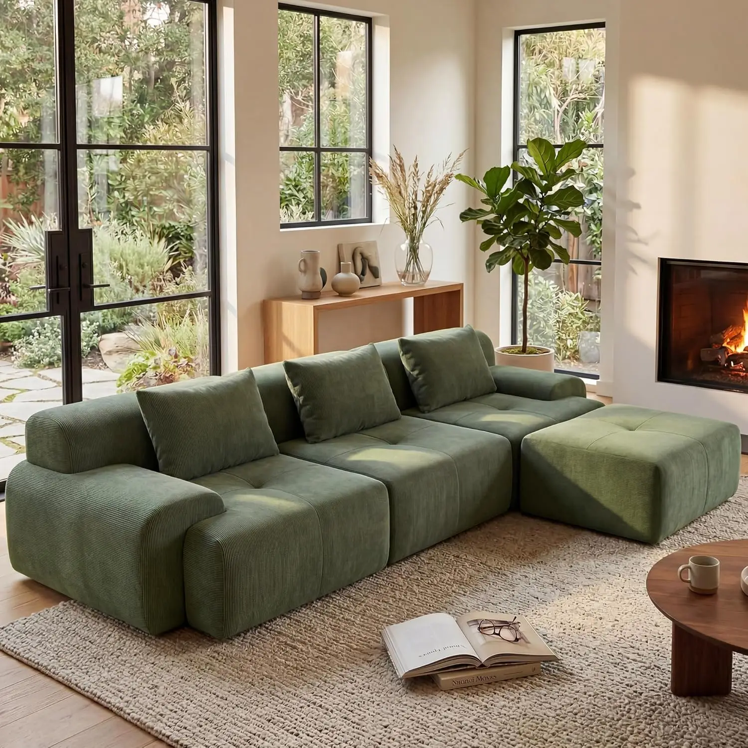 MAL 108" U-Shaped Cloud Couch - Image 4