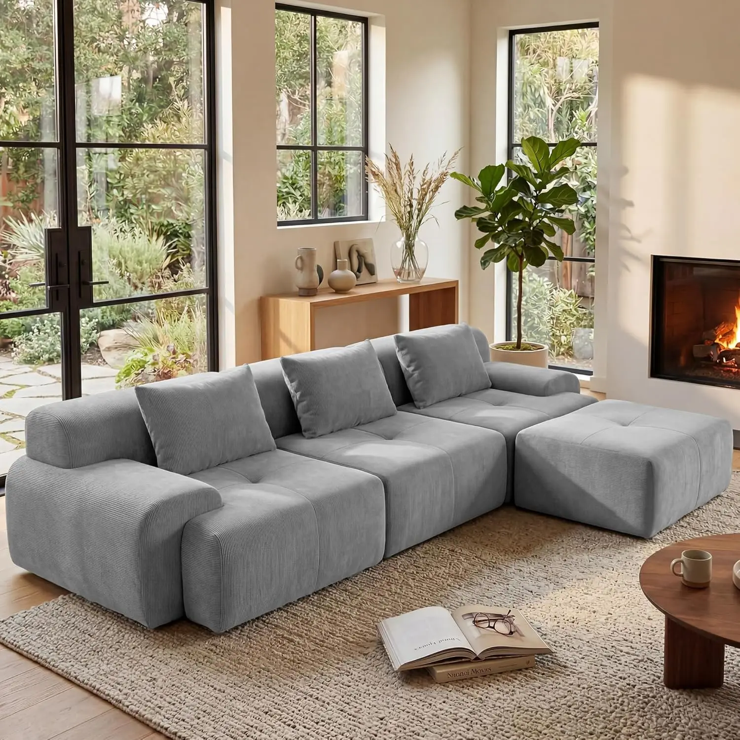 MAL 108" U-Shaped Cloud Couch - Image 5